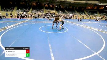 155 lbs Consolation - Griffin Goins, R.A.W. vs Gabriel Russell, Coweta Tiger Wrestling