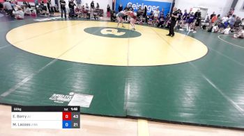 60 kg Rr Rnd 2 - Eva Barry, Jersey United Purple vs Makenzie Lacoss, Lebanon Die Hard Wrestling