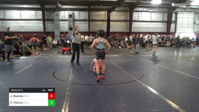 75 lbs Consi Of 4 - Jaxsen Reeves, Neshaminy vs Casey Pekula, Seagull