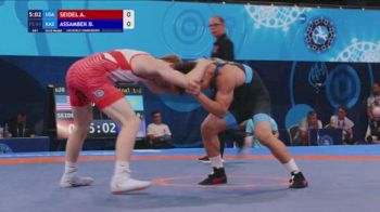 61 kg Finals 1-2 - Aaron Seidel, United States vs Bekassyl Assambek, Kazakhstan