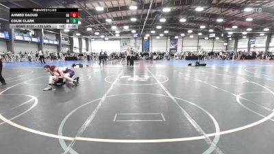 120 lbs Round Of 128 - Ahmed Daoud, GA vs Colin Clark, IN