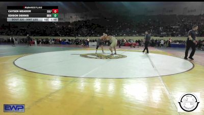 Quarterfinal - Caysen Meador, Sulphur vs Edison Dennis, Broken Arrow