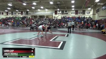 138 lbs Cons. Round 2 - Abram Wessels, Clarion-Goldfield-Dows vs Loren Cain, Dubuque Senior