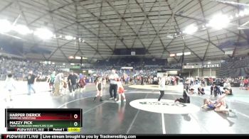 58 lbs Cons. Semi - Harper Dierick, Maddogs Wrestling vs Mazzy Pick, Team Aggression Wrestling Club