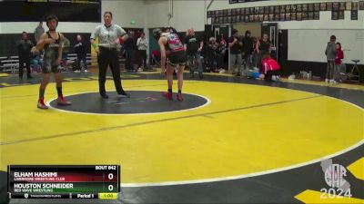 103 lbs Cons. Round 5 - Elham Hashimi, Livermore Wrestling Club vs Houston Schneider, Red Wave Wrestling