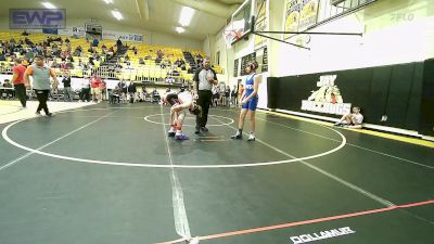 112-B lbs Quarterfinal - Alex Walker, Tahlequah Wrestling Club vs Mikey Torrone, Vinita