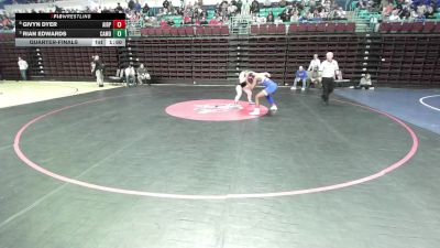 145 lbs Quarterfinal - Givyn Dyer, Airport vs Rian Edwards, Camden