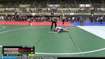 115 lbs Round 2 - Easton Oswskey, Superior Wrestling Academy vs Kaelib Richmond, Tomah Youth Wrestling