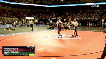 120 Class 2 lbs Champ. Round 1 - Cooper Collins, Excelsior Springs vs Keatin Burleson, Seneca