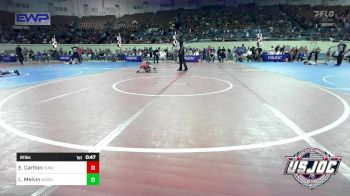 61 lbs Quarterfinal - Emersyn Carlton, Duncan Demon Wrestling vs Liam Melvin, Woodward Youth Wrestling