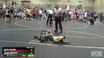 64 lbs Quarterfinal - Asher Johnson, Hudsonville WC vs Jayce Walker, GGB