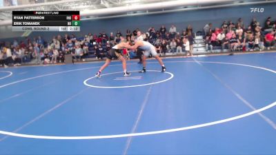 197 lbs Cons. Round 2 - Erik Tomanek, Newman vs Ryan Patterson, Fort Hays State