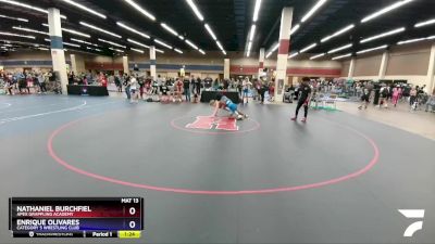 144 lbs Cons. Semi - Nathaniel Burchfiel, Apex Grappling Academy vs Enrique Olivares, Category 5 Wrestling Club