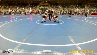 80 lbs Consi Of 32 #2 - Jaxx Schwartz, WTC vs Cael Danielson, Texas Elite Wrestling Club