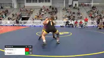 195 lbs Prelims - Brian Finnerty, Quest School Of Wrestling Black vs Caden Rogers, LAW White