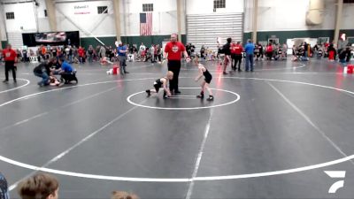 58 lbs Quarterfinal - Hunter Rowlee, Panhandle Wrestling Academy vs Cole Axtell, FoxFit