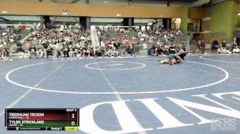 144 lbs Quarterfinals (8 Team) - Tyler Strickland, SALINA vs Treshuan Tecson, CASCIA HALL