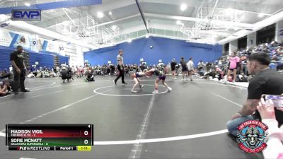 55 lbs Placement (4 Team) - Madison Vigil, Firebird Elite vs Sofie McNatt, Oklahoma Supergirls