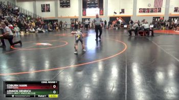 PW-10 lbs Cons. Round 1 - Lennon Henrich, North Liberty Wrestling Club vs Coburn Hahn, Sabertooth