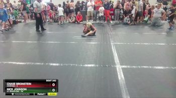 56 lbs Semifinal - Chase Bronstein, Caveman vs Nick Johnson, CC Grapplers