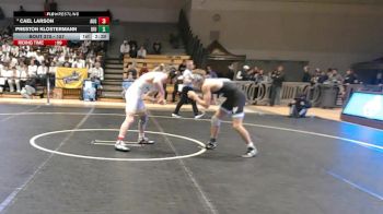 157 lbs 5th Place Match - Cael Larson, Augustana (sd) vs Preston Klostermann, Upper Iowa