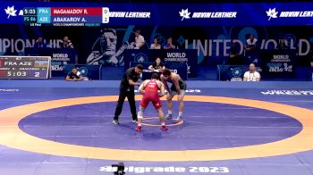 86 kg 1/8 Final - Rakhim Magamadov, France vs Abubakr Abakarov, Azerbaijan