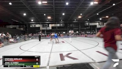 145 lbs Champ. Round 2 - John Alvarez, San Fernando Tiger Wrestling vs Stephen Gerlach, Red Mountain