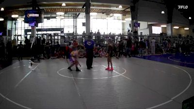 80 lbs Quarterfinal - Ellie Schmidt, Spring Klein Wrestling Club vs Sadie Stephenson, NXT Level Wrestling Academy