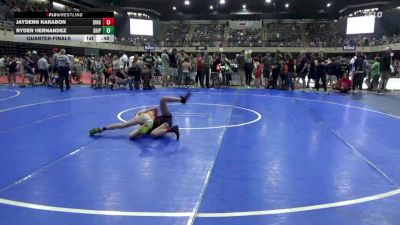 70 lbs Quarterfinal - Jaydenn Karabon, Binghamton vs Ryder Hernandez, Shippensburg