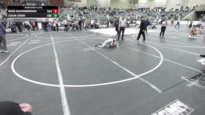 54 lbs Quarterfinal - Reed Saltenberger, Patriot Mat Club vs Colin Crow, Core Wrestling