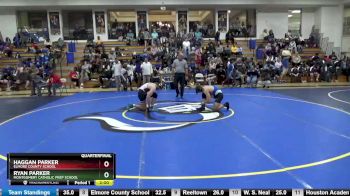 162 lbs Quarterfinal - Haggan Parker, Elmore County School vs Ryan Parker, Montgomery Catholic Prep School