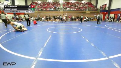 157 lbs Semifinal - Isaac Newton, Jenks vs Robert Miller, Edison Eagles