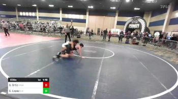 123 lbs Round Of 32 - Shea Ortiz, Stampede WC vs Cj Lopez, Elk Grove Wr Ac