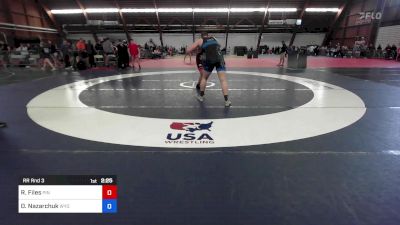 285 kg Rr Rnd 3 - Rocky Files, Pin 2 Win vs Orest Nazarchuk, Wyoming Seminary