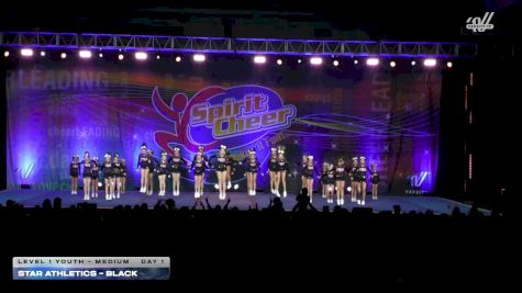 Star Athletics - Black [2026 L1 Youth - Medium Day 1] 2026 Spirit Cheer Grand Nationals