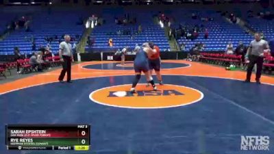 235 lbs Cons. Round 2 - Rye Reyes, Hoffman Estates (Conant) vs Sarah Epshtein, Oak Park (O.P.-River Forest)