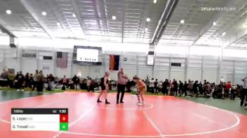 109 lbs Round Of 16 - Sofia Lopez, Dog Pound vs Olivia Troxell, Kodiak WC