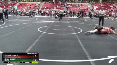 125 lbs Cons. Round 4 - Jayden Dohle, Columbus Wrestling Club vs Ryan Sharp, Victory