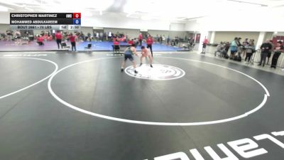 70 lbs Cons. Sub-quarters - Christopher Martinez, Overtime Wrestling Club vs Mohammed Abdulkareem