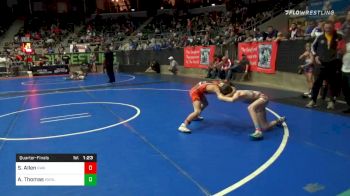 75 lbs Quarterfinal - Stockton Allen, Rollers Academy vs Aydan Thomas, Mission Arlington