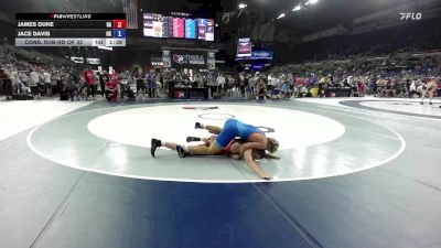 132 lbs Cons. Sub-rd Of 32 - James Duke, GA vs Jace Davis, OK