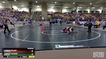 AA 113 lbs Semifinal - Larson Pilant, Collierville vs Sebron Colson, Blackman