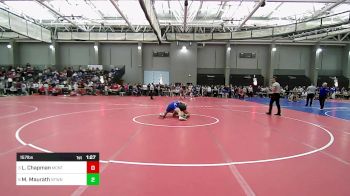 157 lbs Quarterfinal - Luke Chapman, Montville vs Marc Maurath, Newtown