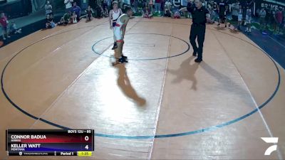 85 lbs Semifinal - Connor Badua, Hawaii vs Keller Watt, Montana