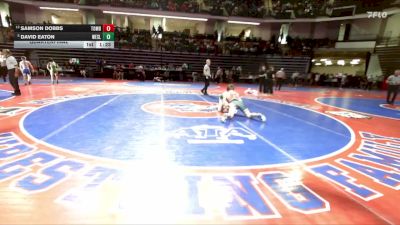 144-1A Quarterfinal - David Eaton, Wesleyan vs Samson Dobbs, Toombs County