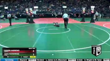 85 lbs Champ. Round 2 - Zayd Muhammad, CPWA vs Damon Andrews, WWWA