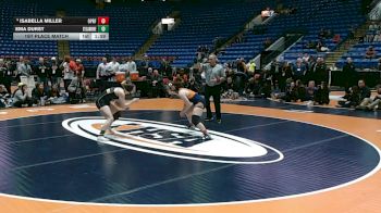 140 lbs 1st Place Match - Isabella Miller, Oak Park (O.P.-River Forest) vs Ema Durst, Sycamore (H.S.)
