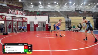 113 lbs 3rd Place Match - Peyton Brummitt, Perry Meridian Wrestling Club vs Benjamin Bush, Yorktown Wrestling Club