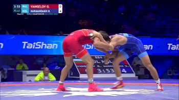 61 kg Final 3-5 - Georgi Valentinov Vangelov, Bulgaria vs Narankhuu Narmandakh, Mongolia