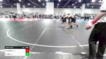 190 lbs Semifinal - Kayden Cartee, Sunkist Kids / Monster Garage vs Fernando Villa, Horizon